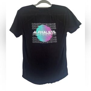 Alphalete Men’s Black Graphic Tee Shirt – Medium